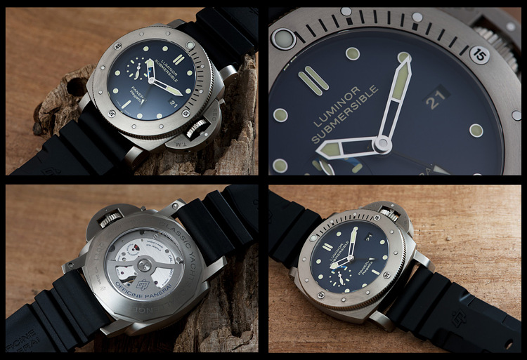 Luminor Submersible 1950 Regatta 3 Days GMT PAM 371